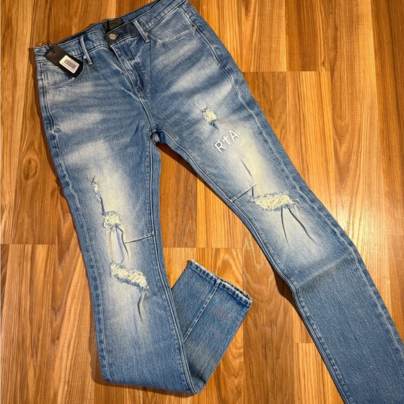 RTA Blue Distressed Jeans - Picture 1 of 1
